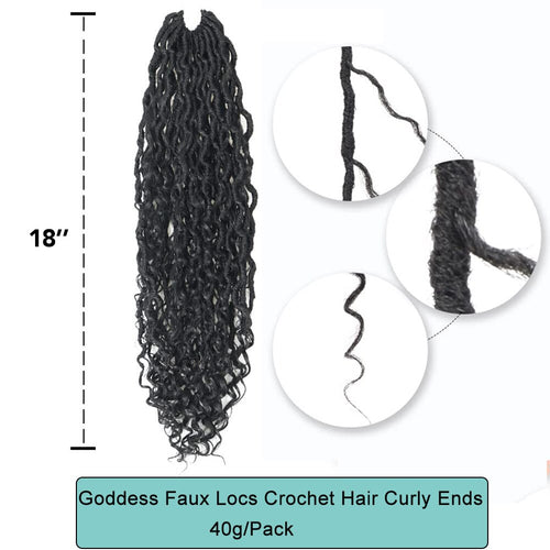 Goddess Faux Locs Crochet Hair