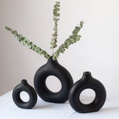 Ceramic Nordic Vase - SASSY VANILLE